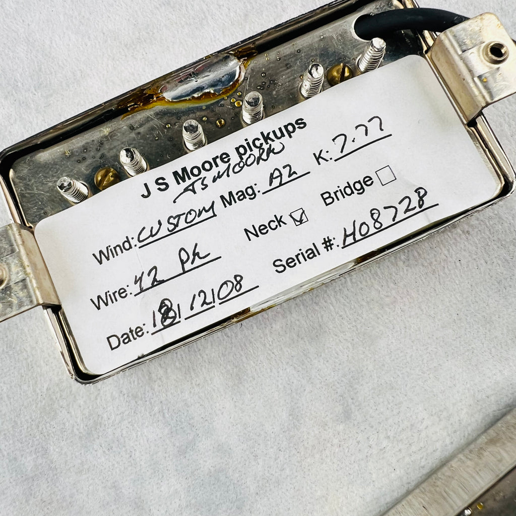 JS Moore Humbucker Pickup Set 2008 - Chrome - 5