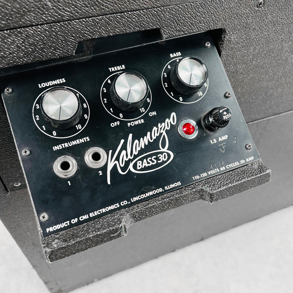 Kalamazoo Bass 30 2x10" Combo Amplifier 1960s - Black - 9