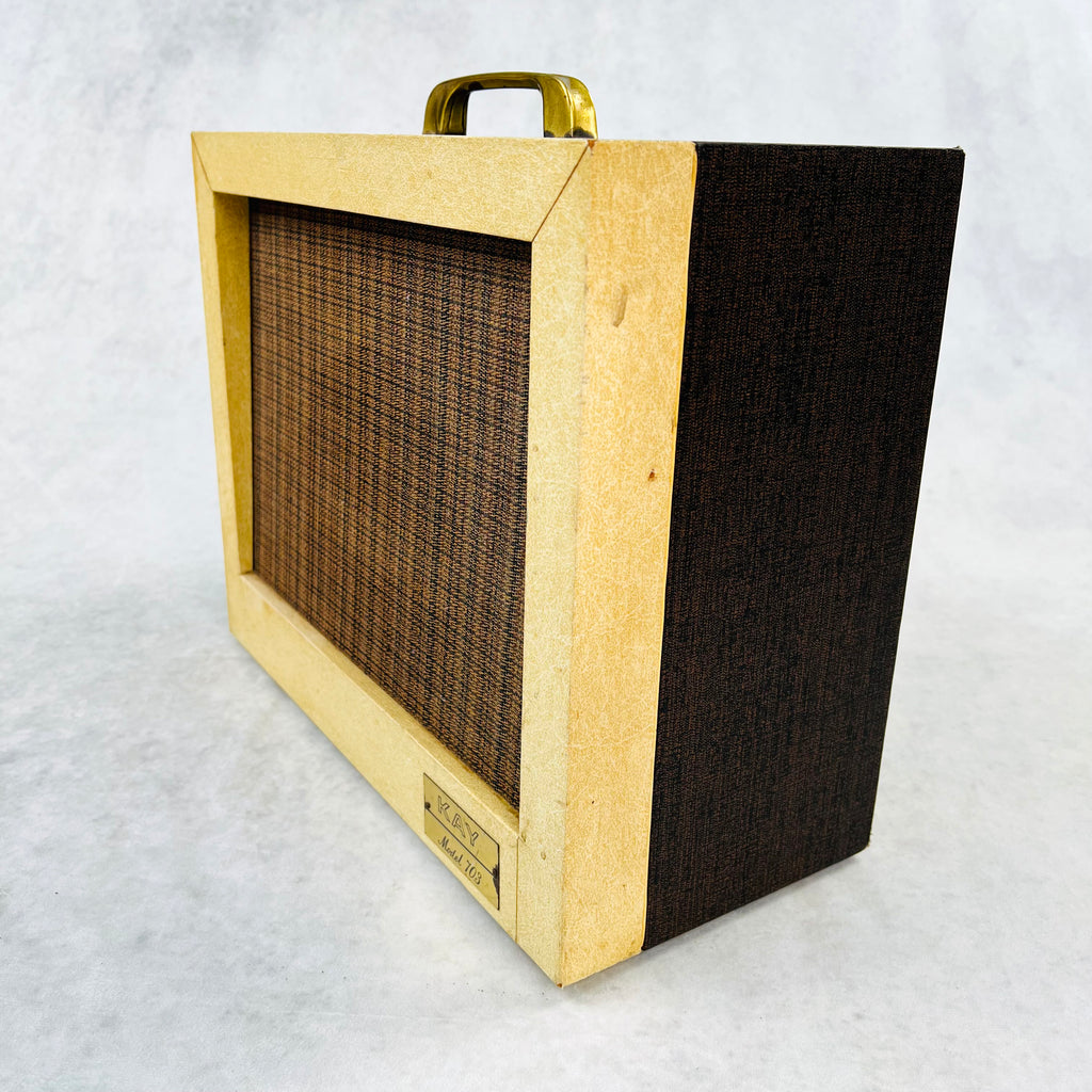 Kay Model 703 1x8" Combo Amplifier 1962 - Cream & Brown - 6