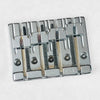 Ken Smith 4-String Bass Bridge - Chrome - 1