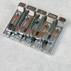 Ken Smith 4-String Bass Bridge - Chrome - 5