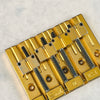 Ken Smith 4-String Bass Bridge - Gold - 3