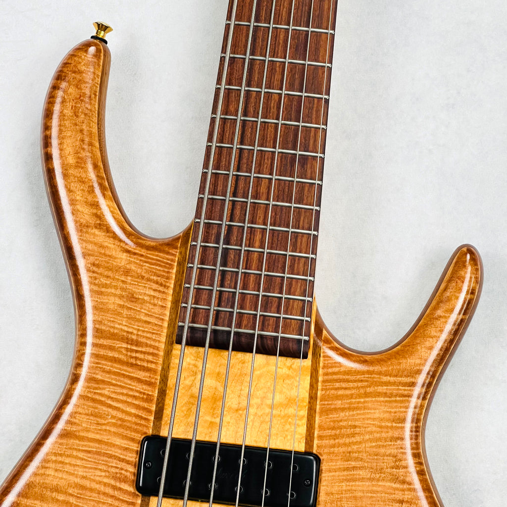 Ken Smith BSR Figured Tiger Maple 6-String Bass 2015 - Natural - 3