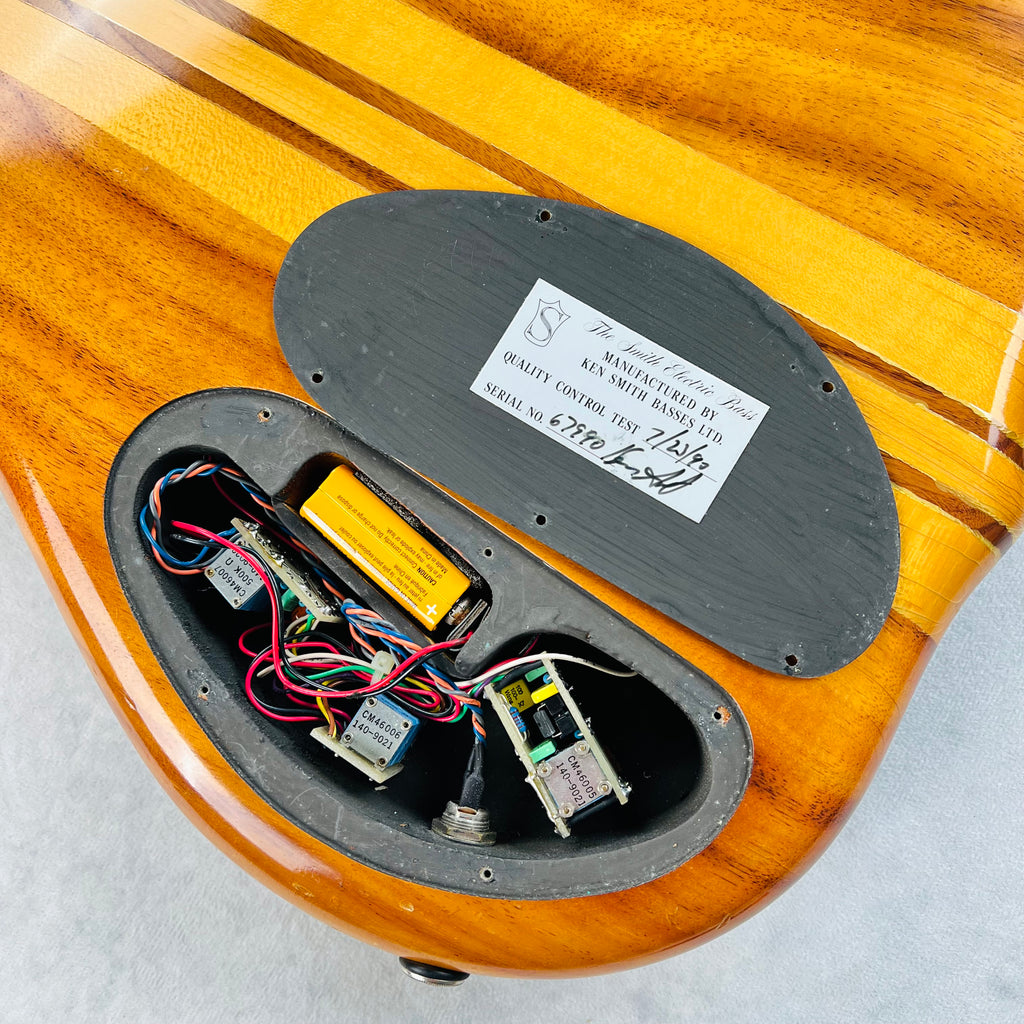 Ken Smith BT-4 Koa 4-String Bass 1990 - Natural - 17