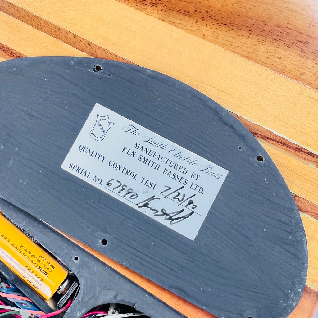 Ken Smith BT-4 Koa 4-String Bass 1990 - Natural - 18