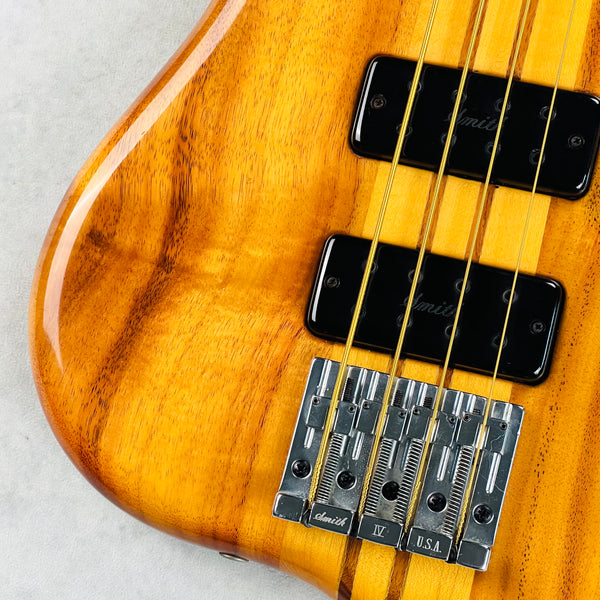 Ken Smith BT-4 Koa 4-String Bass 1990 - Natural - 4