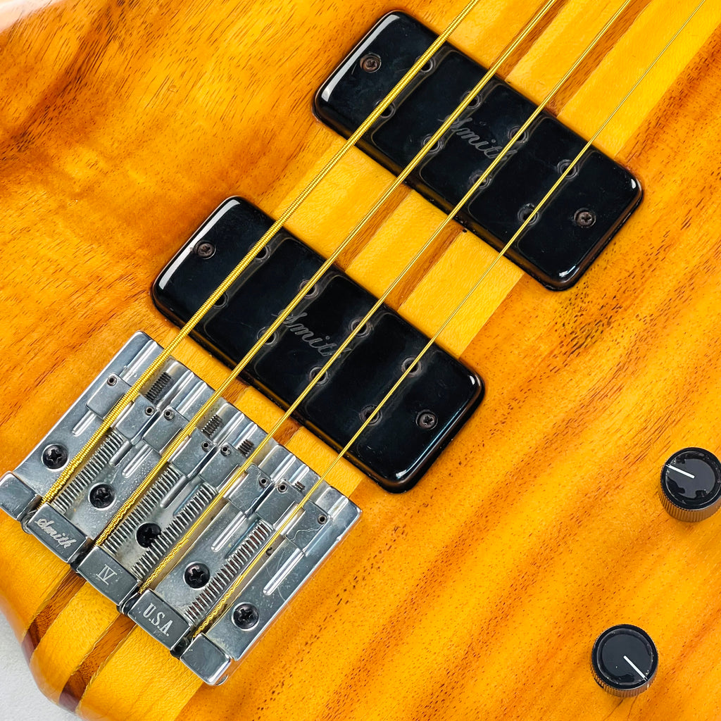Ken Smith BT-4 Koa 4-String Bass 1990 - Natural - 7