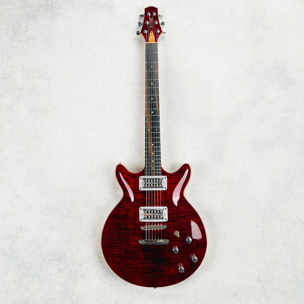 Kiesel Frank Gambale 1 Signature TV Jones Pickups 2020s - Deep Wine - 2