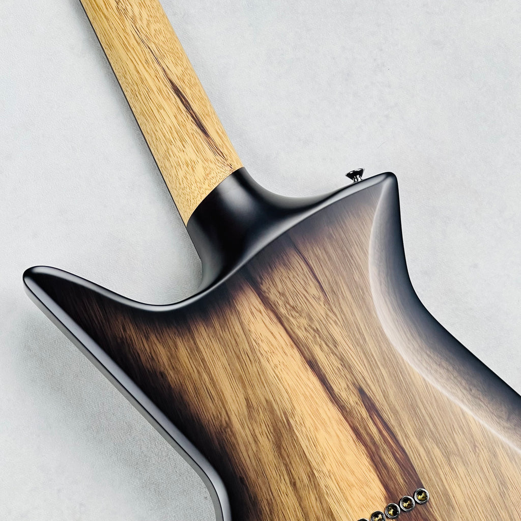 Kiesel Hyperdrive 6 Fixed 24 Fret Black Limba 2023 - Transparent Blackburst - 12