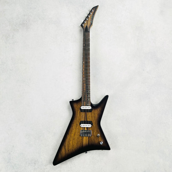 Kiesel Hyperdrive 6 Fixed 24 Fret Black Limba 2023 - Transparent Blackburst - 2