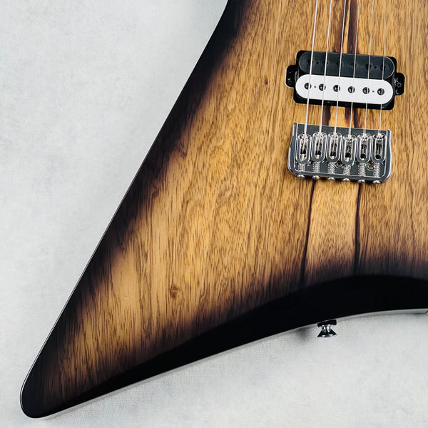 Kiesel Hyperdrive 6 Fixed 24 Fret Black Limba 2023 - Transparent Blackburst - 4