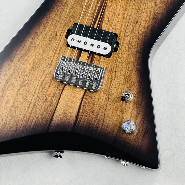 Kiesel Hyperdrive 6 Fixed 24 Fret Black Limba 2023 - Transparent Blackburst - 5