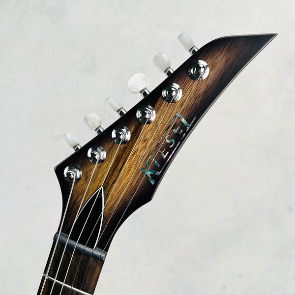 Kiesel Hyperdrive 6 Fixed 24 Fret Black Limba 2023 - Transparent Blackburst - 8