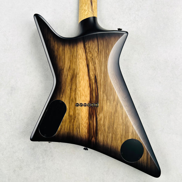 Kiesel Hyperdrive 6 Fixed 24 Fret Black Limba 2023 - Transparent Blackburst - 9