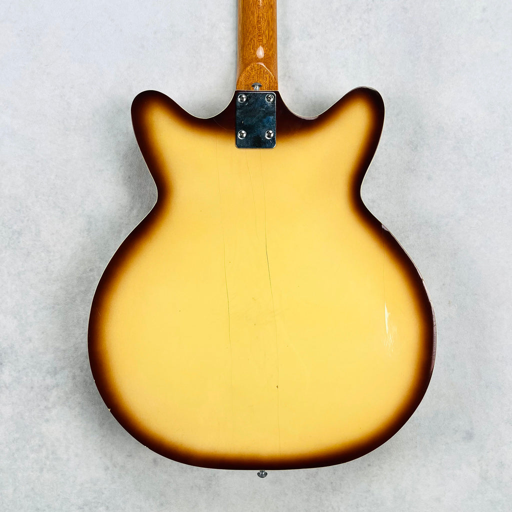 Kingston Coronado Style Hollow Body Guitar 1960s - Antigua - 10