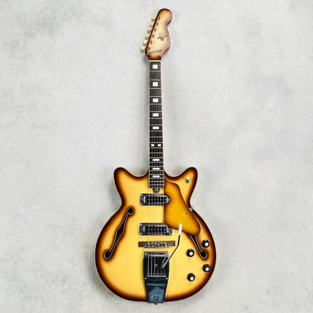 Kingston Coronado Style Hollow Body Guitar 1960s - Antigua - 2