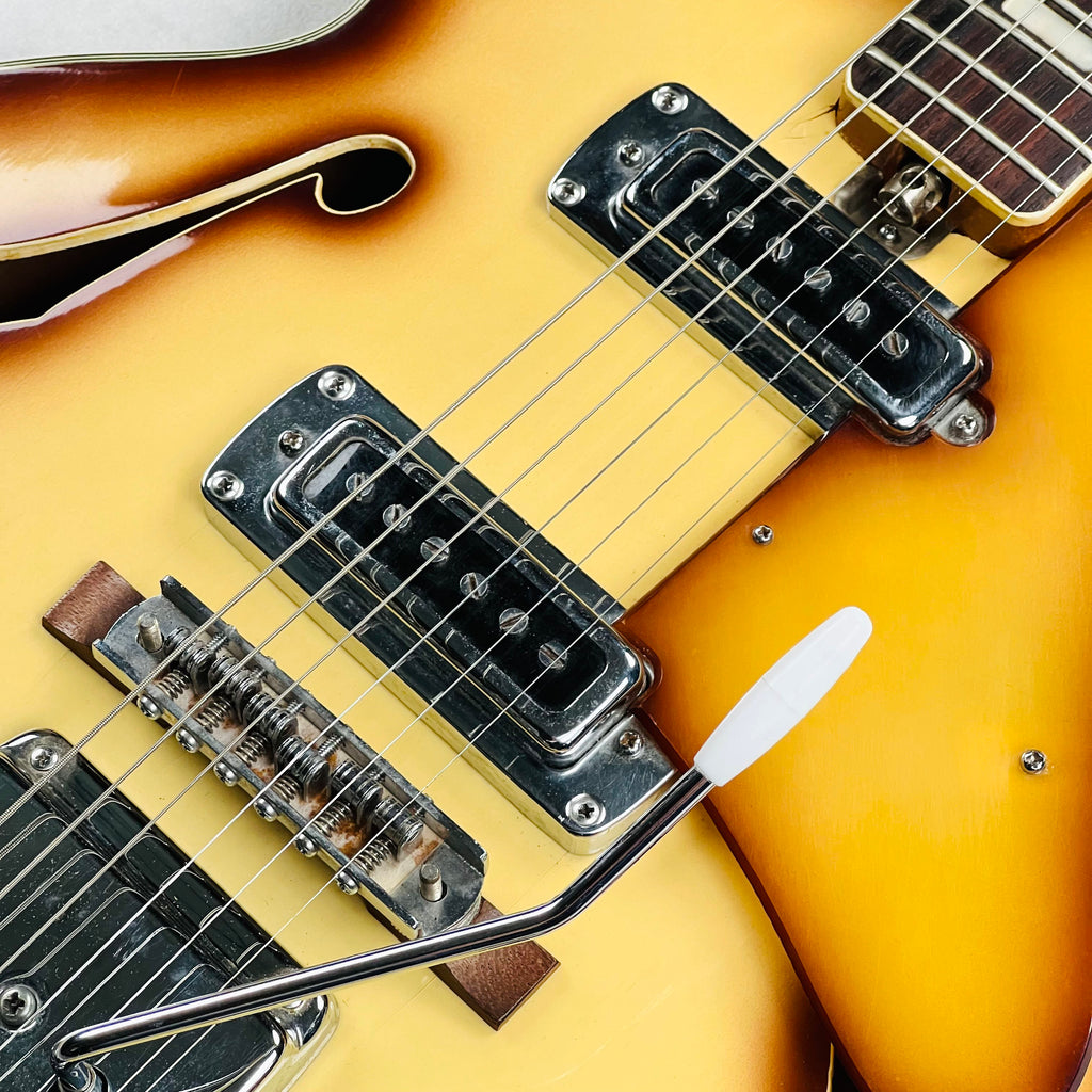 Kingston Coronado Style Hollow Body Guitar 1960s - Antigua - 6