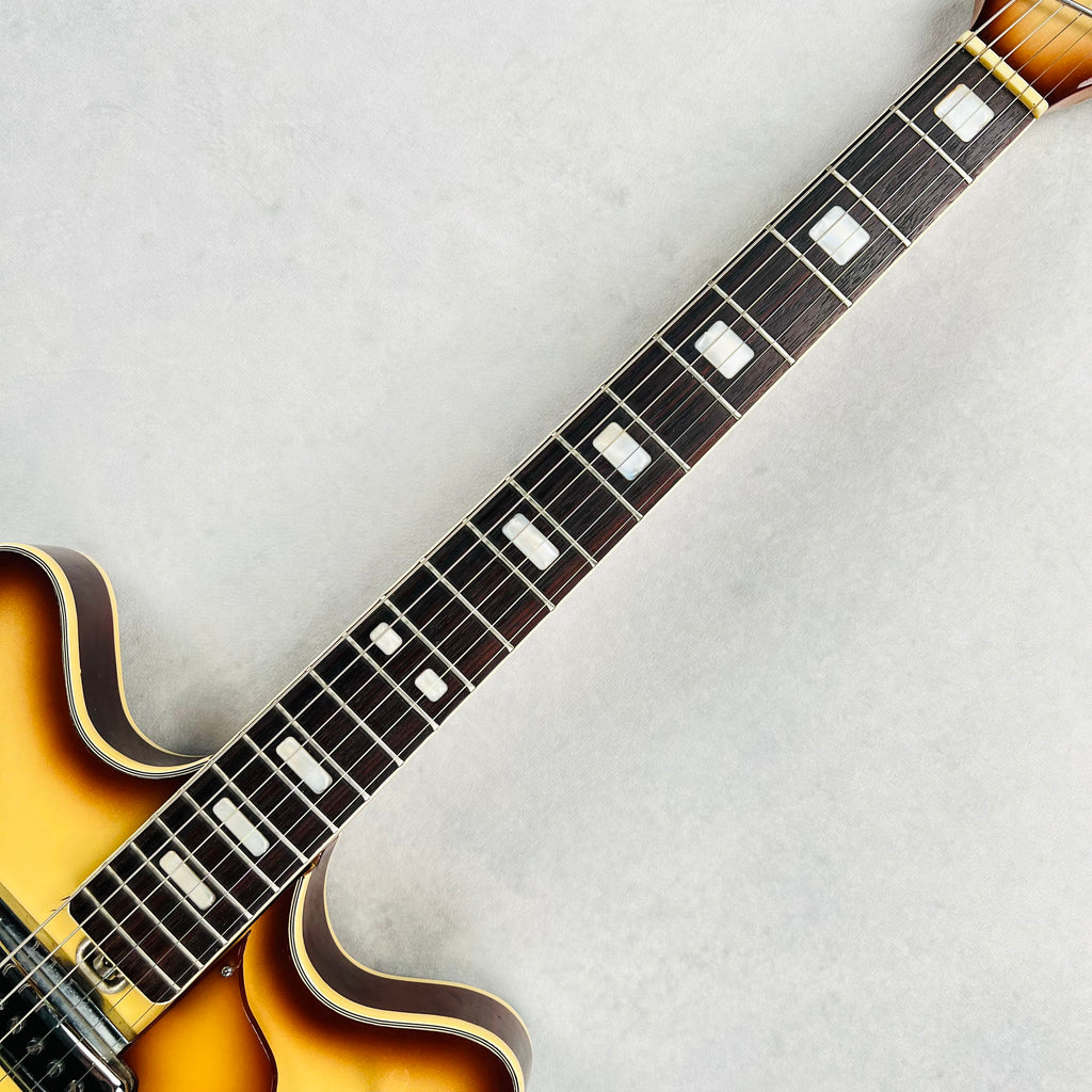 Kingston Coronado Style Hollow Body Guitar 1960s - Antigua - 8