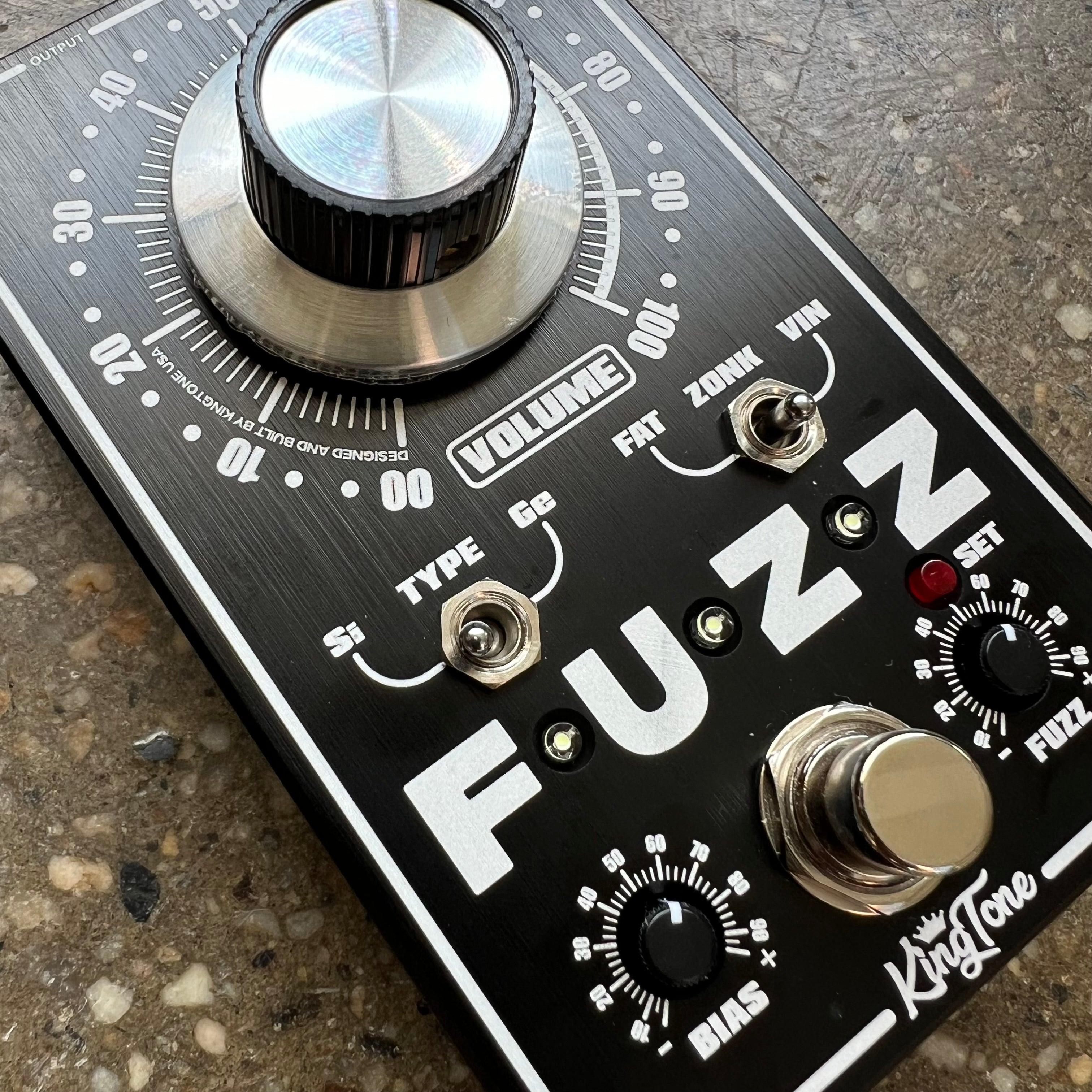 KingTone miniFUZZ V2 Effects Pedal - Black | Tone Wolf