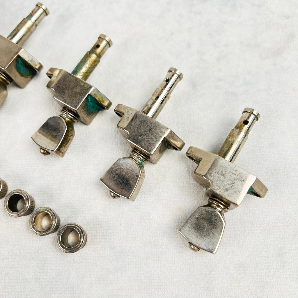 Kluson Aged Banjo Tuner Set For Gibson Firebird - Nickel - 3