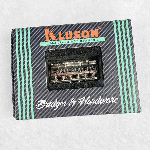 Kluson KVB-N Vintage Hardtail Bridge For Fender Stratocaster - Nickel - 1