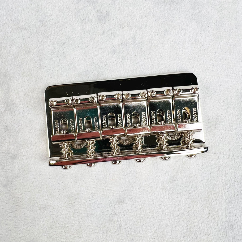 Kluson KVB-N Vintage Hardtail Bridge For Fender Stratocaster - Nickel - 4