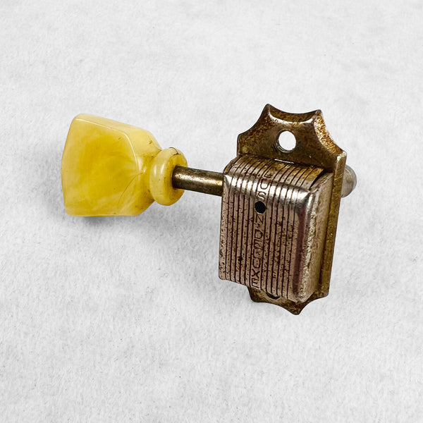 Kluson Single Line Single Ring Treble Tuner - Nickel - 1