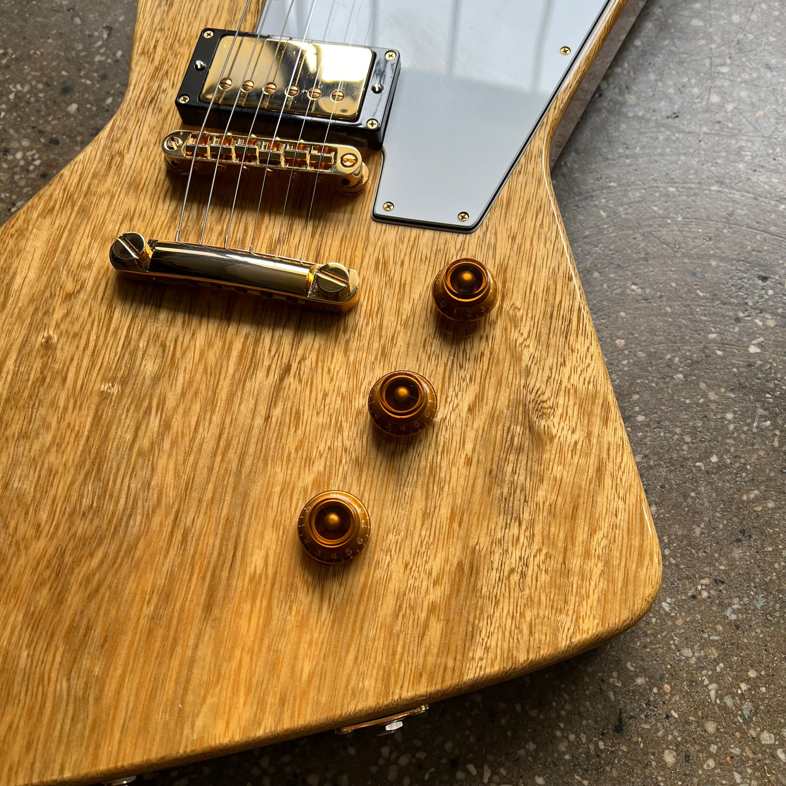Kurt Wilson Korina Explorer Electric Guitar - Natural | Tone Wolf