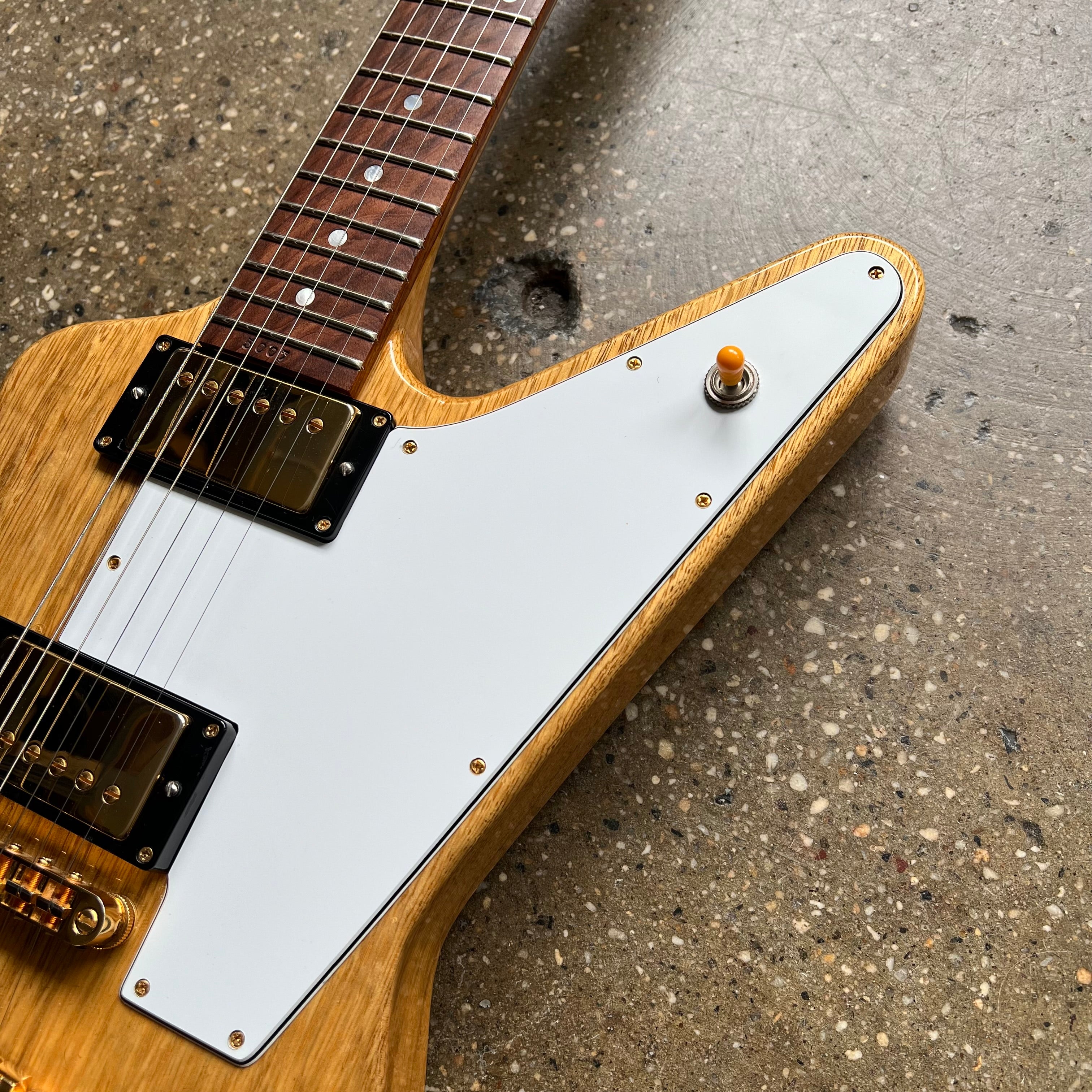 Kurt Wilson Korina Explorer Electric Guitar - Natural | Tone Wolf