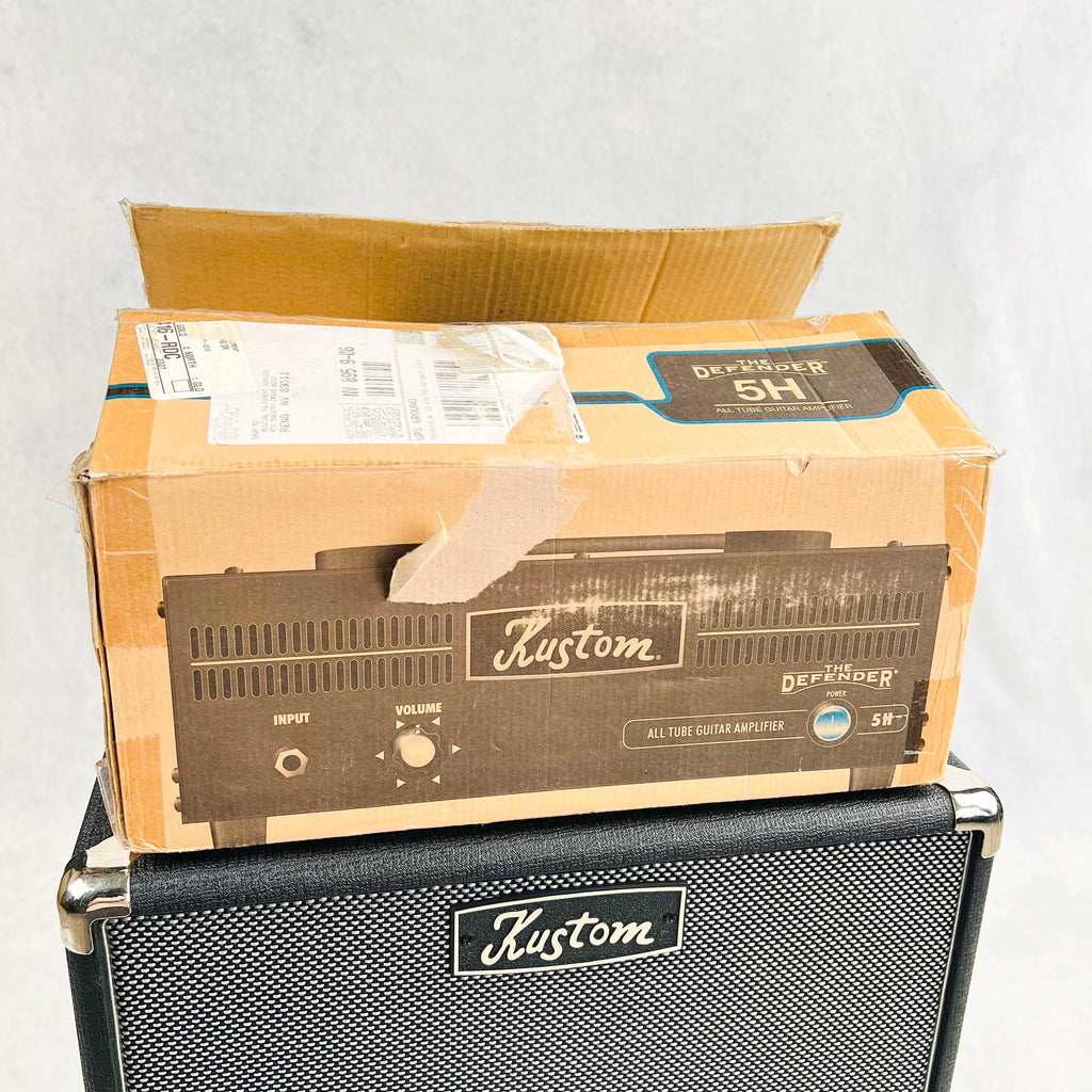 Kustom Defender 5H Tube Head & 1x12" Cabinet Mini Stack 2011 - Black - 12