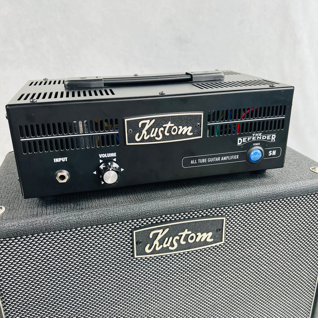 Kustom Defender 5H Tube Head & 1x12" Cabinet Mini Stack 2011 - Black - 2