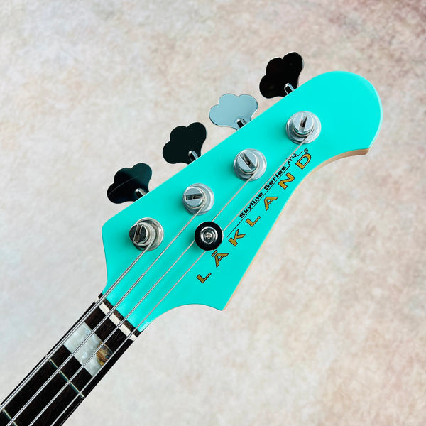 Lakland Skyline Series 44-64 Custom PJ - Seafoam Green with Matching Headstock