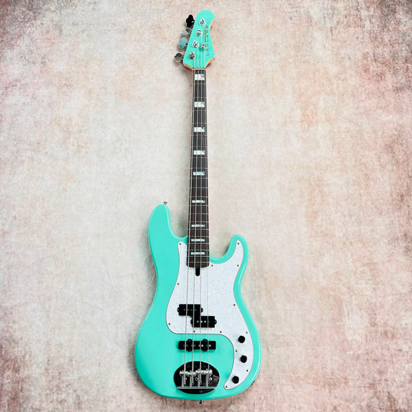 Lakland Skyline Series 44-64 Custom PJ - Seafoam Green with Matching Headstock