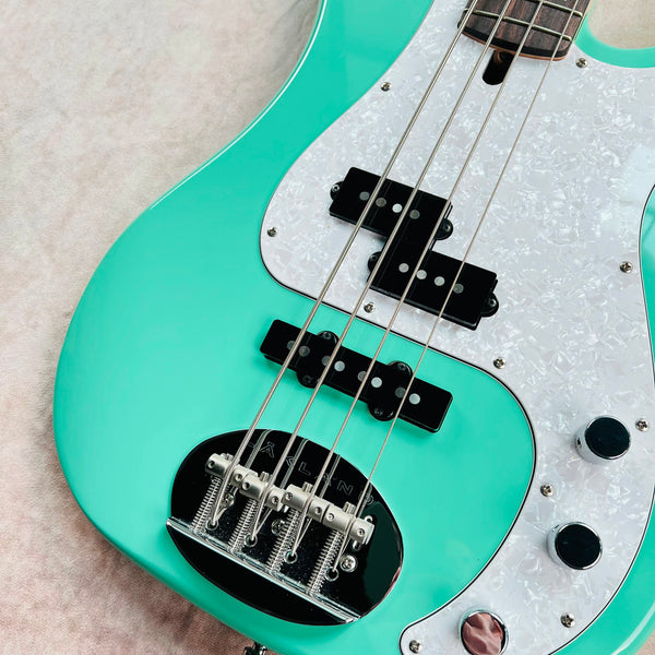 Lakland Skyline Series 44-64 Custom PJ - Seafoam Green with Matching Headstock