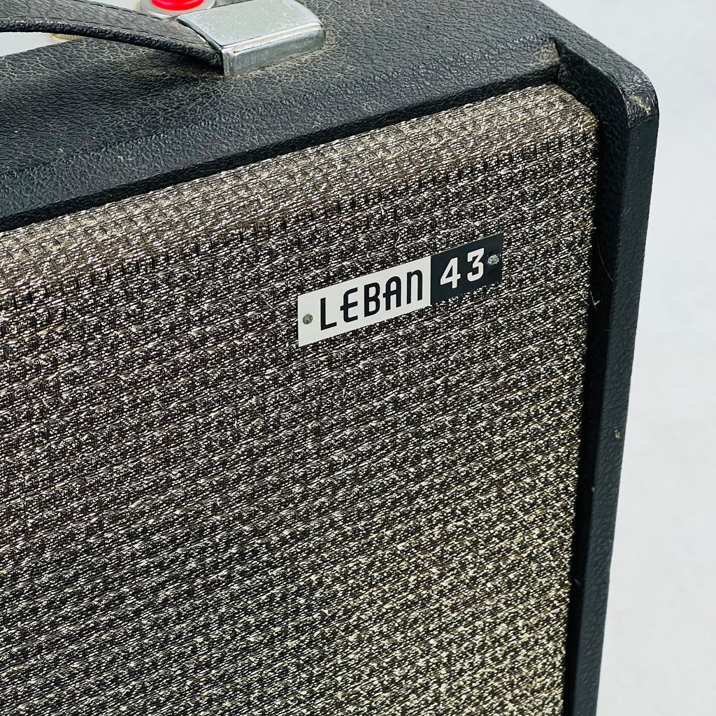 Leban Model 43 1x6" Combo Amplifier 1960s - Black - 3
