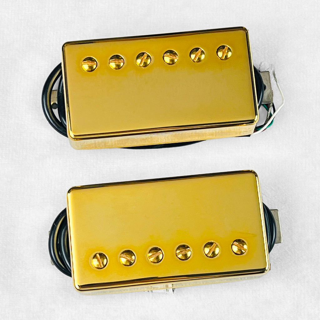 Lindy Fralin High Output Humbucker Pickup Set - Gold - 1