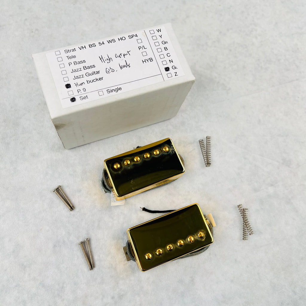 Lindy Fralin High Output Humbucker Set - Gold - 8
