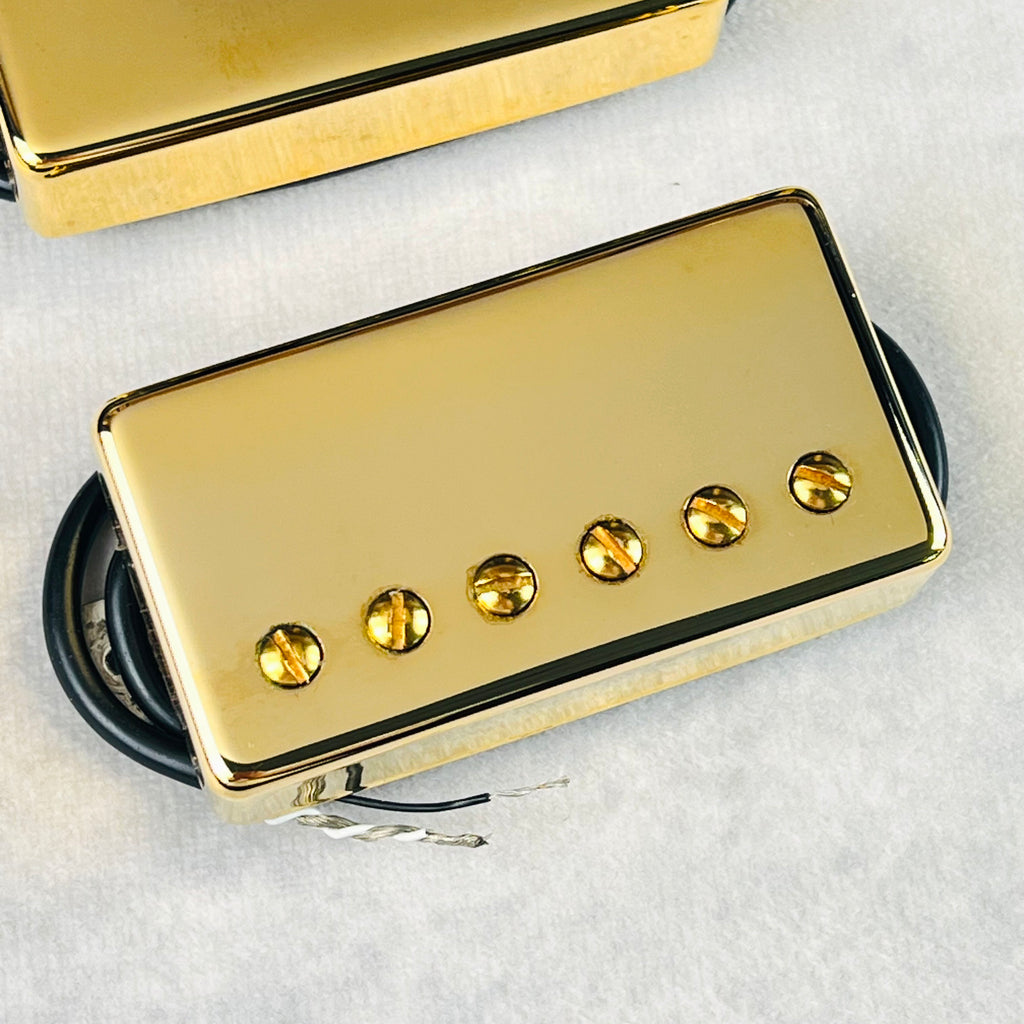 Lindy Fralin Pure PAF Humbucker Pickup Set - Gold - 3