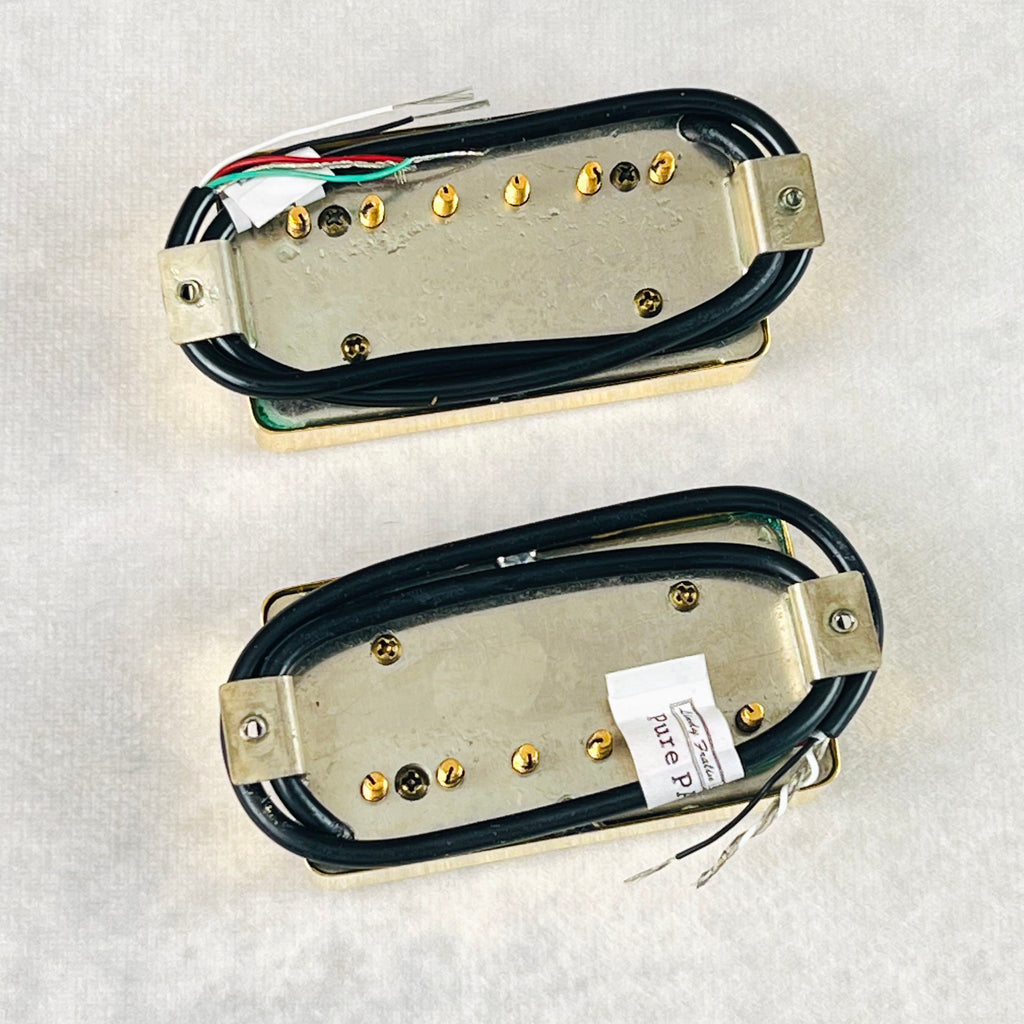 Lindy Fralin Pure PAF Humbucker Pickup Set - Gold - 4