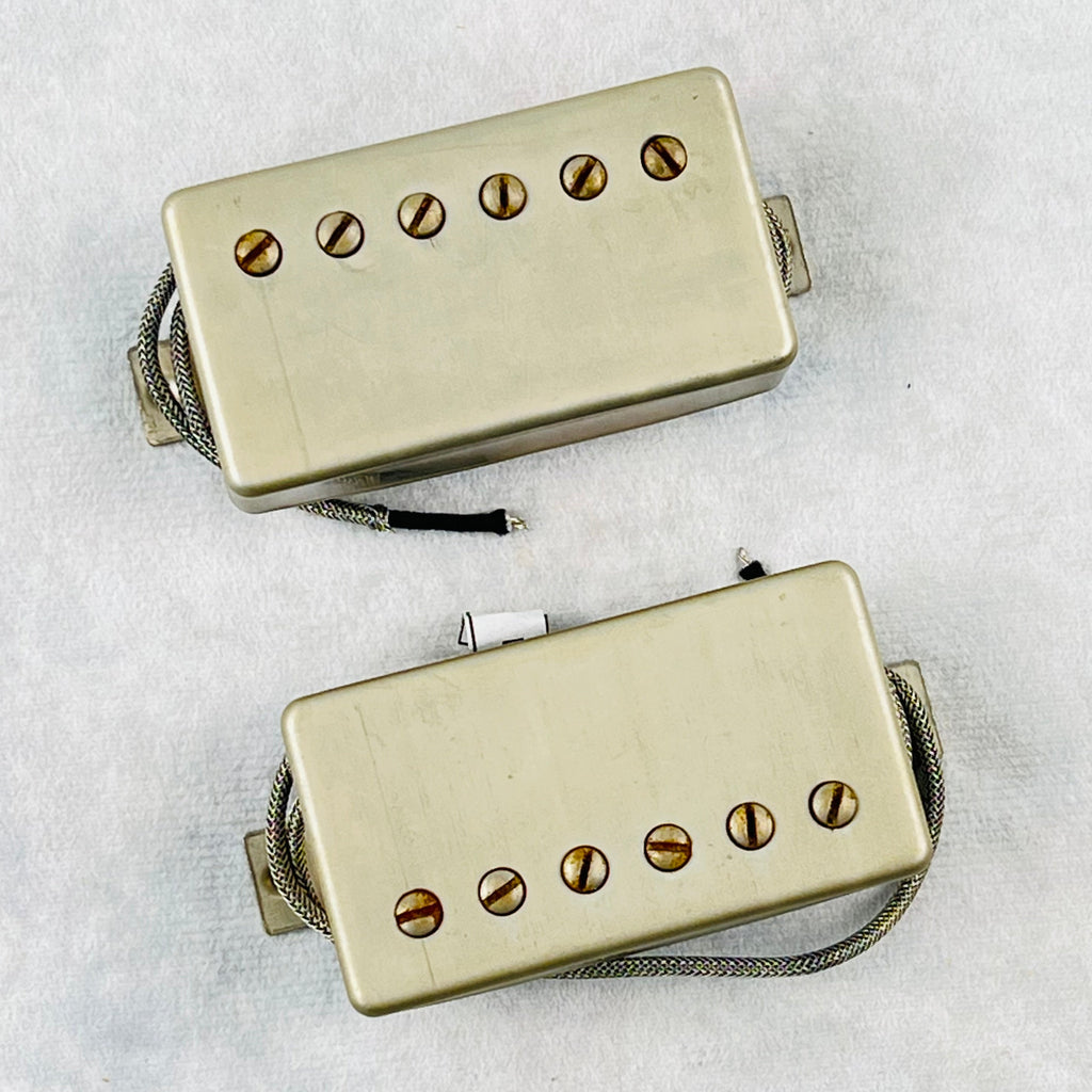 Lindy Fralin RS Guitarworks True 60 Humbucker Pickup Set - Aged Nickel - 1