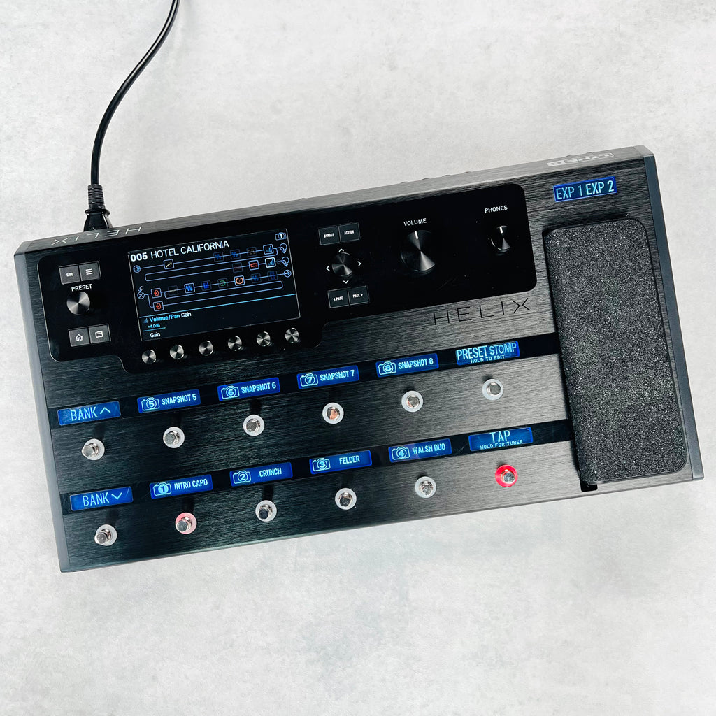 Line 6 Helix Guitar Multi-Effects Floor Processor 2023 - Black - 1