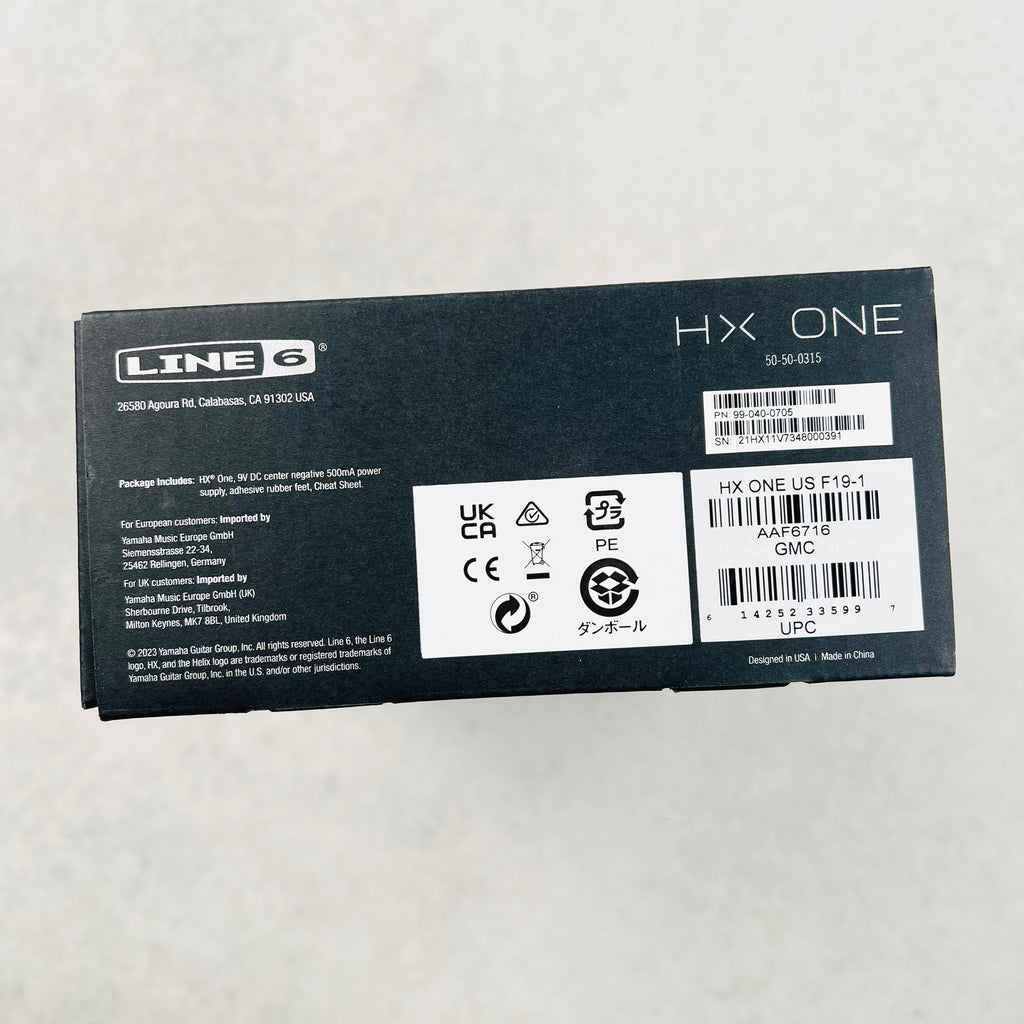 Line 6 HX One Multi-Effects Unit - Black - 8