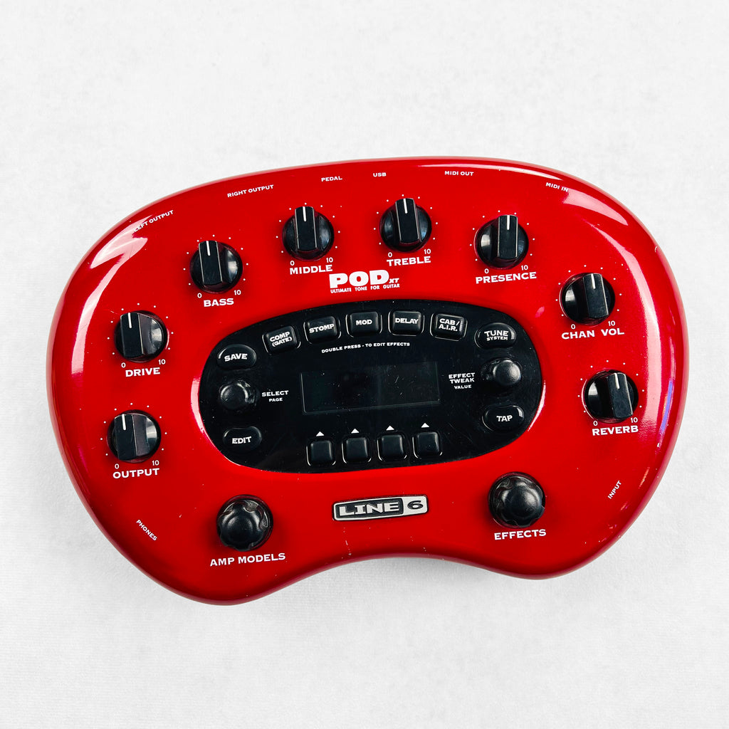 Line 6 POD XT Multi-Effects Unit 2000s - Red - 1