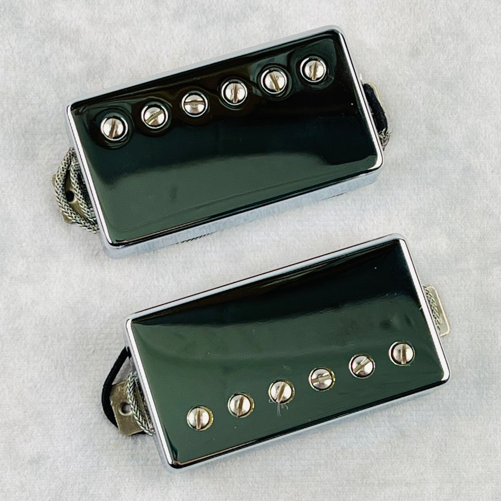 Lollar Imperial Low Wind Humbucker Pickup Set 2012 - Nickel - 1
