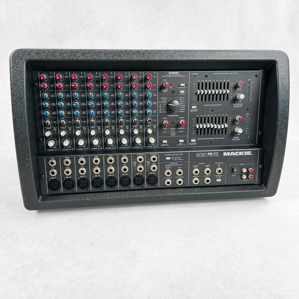 Mackie 808S FR Fast Recovery Series 8-Channel Stereo Powered Mixer - Black - 1