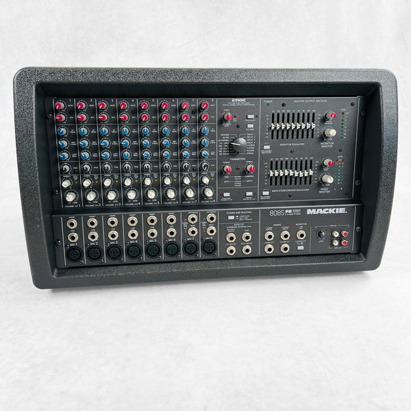 Mackie 808S FR Fast Recovery Series 8-Channel Stereo Powered Mixer - Black - 1