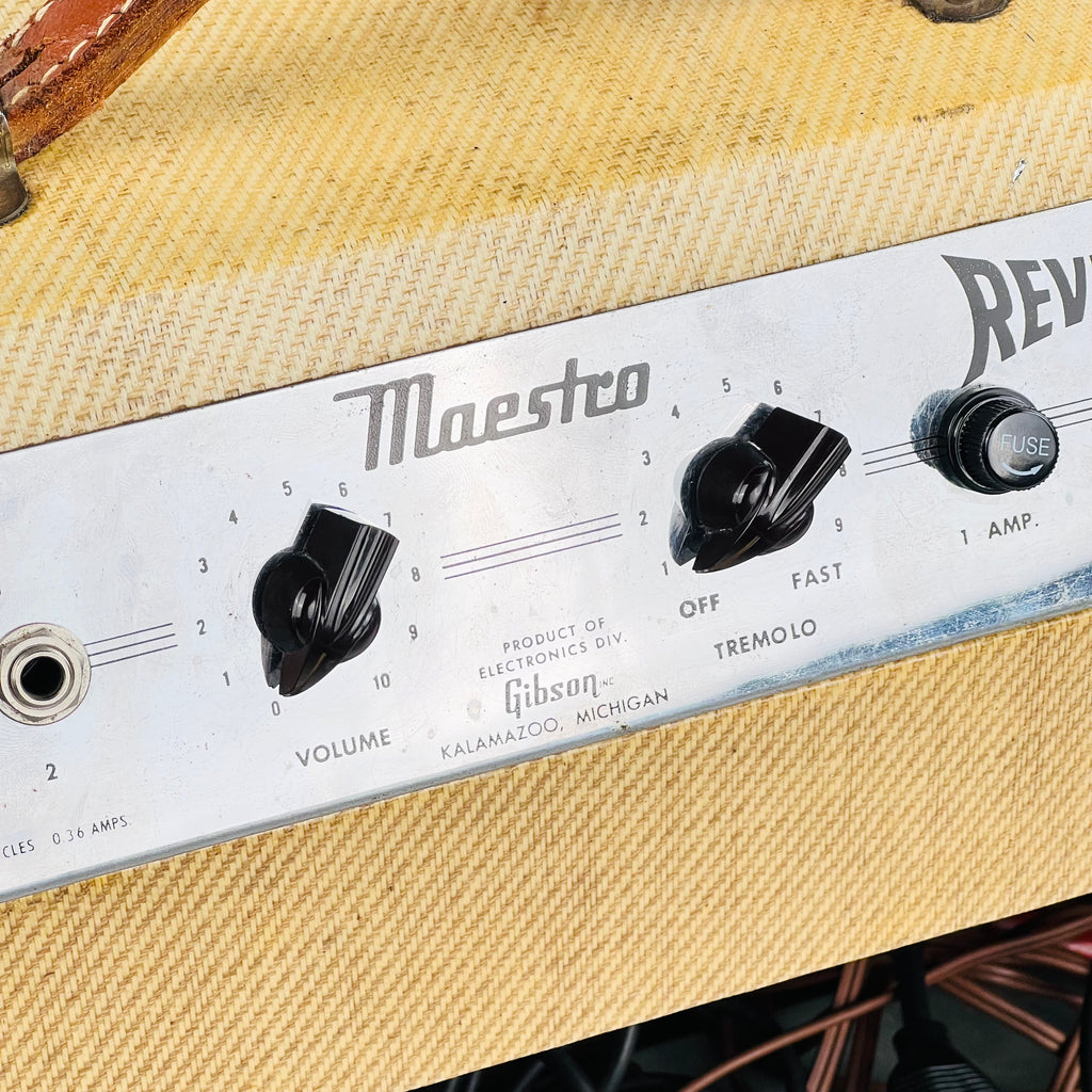 Maestro Reverb-Echo GA-1RT 1x8" Combo Vintage Guitar Amplifier 1960s - Tweed - 11