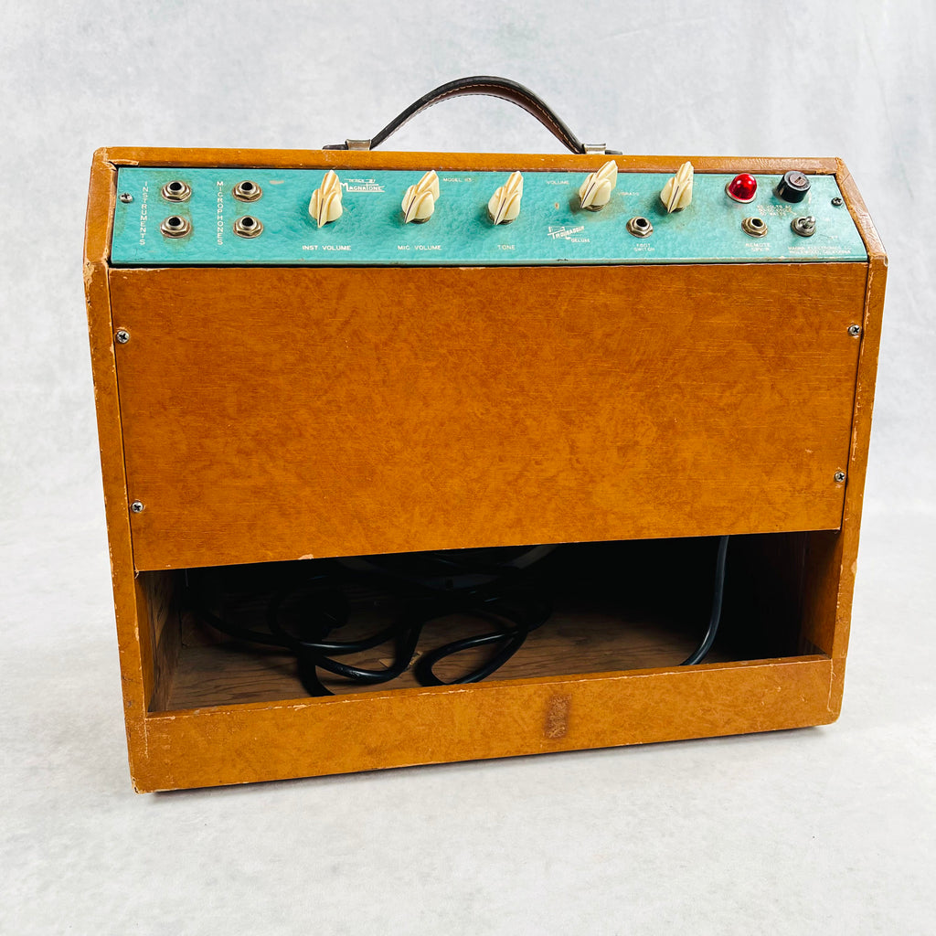 Magnatone Troubadour Deluxe Model 113 1x12" Combo Amplifier 1959 - Brown - 10