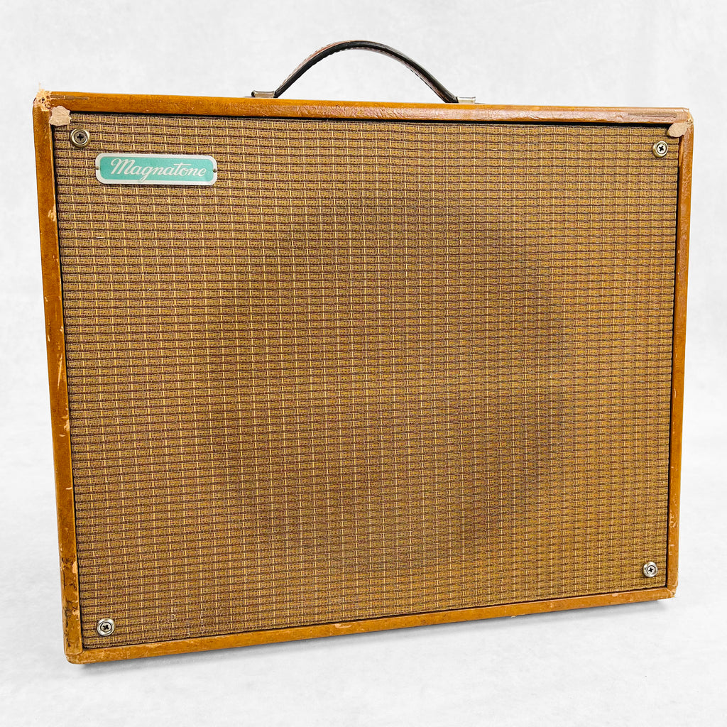 Magnatone Troubadour Deluxe Model 113 1x12" Combo Amplifier 1959 - Brown - 1