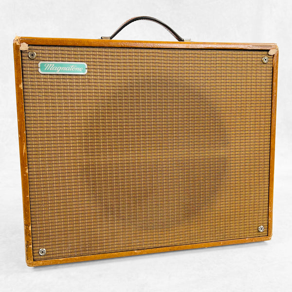 Magnatone Troubadour Deluxe Model 113 1x12" Combo Amplifier 1959 - Brown - 1